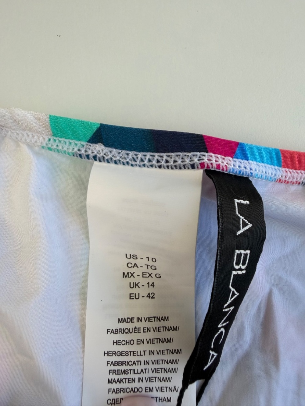 La Blanca Womens Slice Of Paradise Side Tie Hipster Bottom 10 - Picture 6 of 6